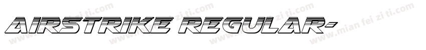 Airstrike Regular字体转换